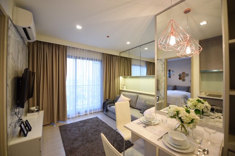 ให้เช่าคอนโด ริทึ่ม สุขุมวิท 36-38 พื้นที่ 33 ตร.ม. 1 ห้องนอน ให้เช่า 22,000 บ/ด