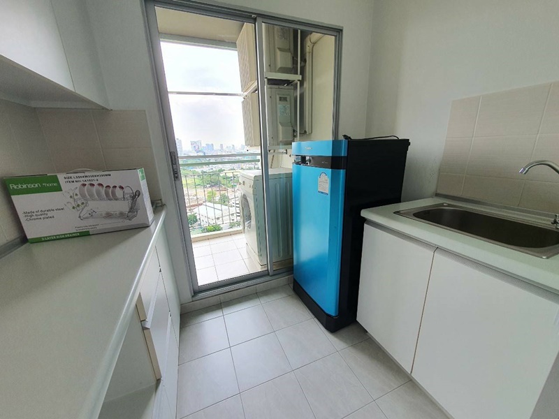 ให้เช่าคอนโด ลุมพินี เพลส พระราม 9 พื้นที่ 34 ตร.ม. 1 ห้องนอน เช่า 12,000 บ/ด