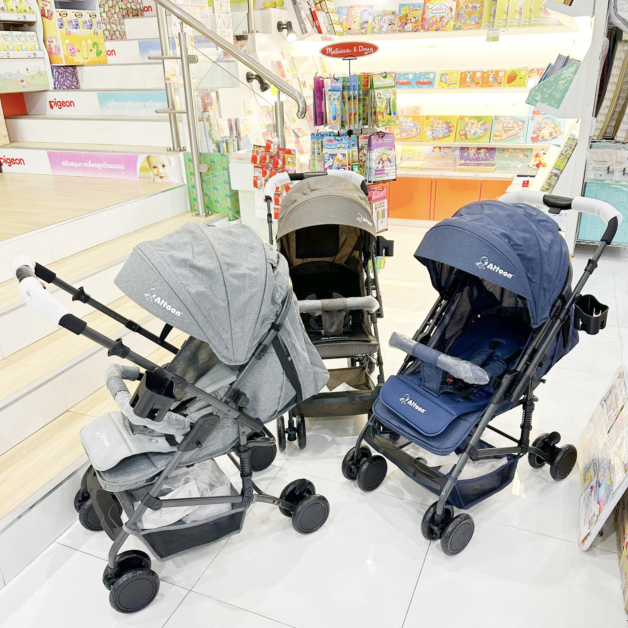 Attoon รถเข็นเด็ก รุ่น BIG 2 รุ่น Smoot เข็นได้ 2 ทิศทาง