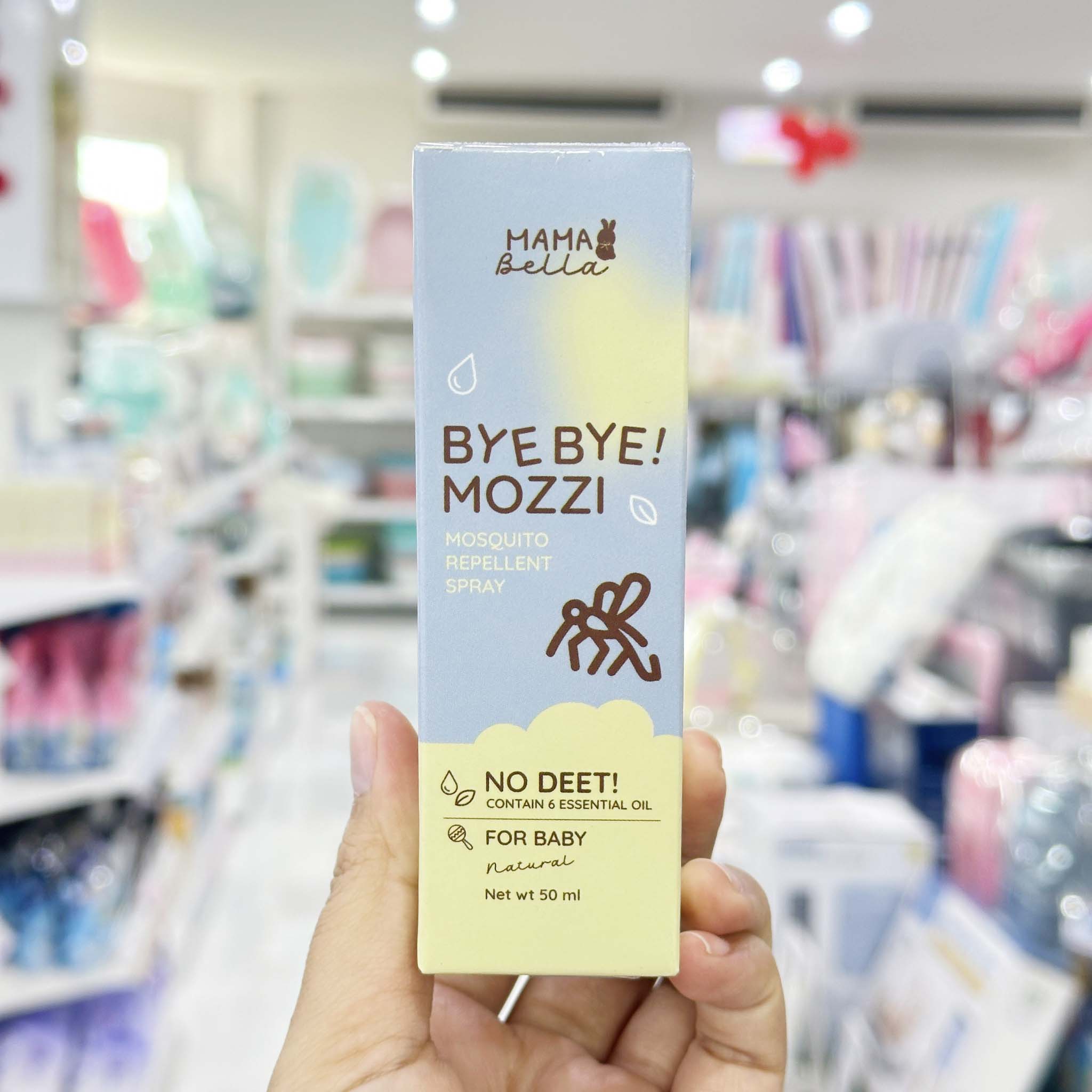 Mamabella สเปรย์กันยุง สูตรน้ำ สำหรับเด็ก Bye Bye Mozzi