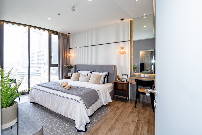 ให้เช่าคอนโด เดอะ ไลน์ จตุจักร-หมอชิต พื้นที่ 86.23 ตร.ม. 3 ห้องนอน เช่า 60,000 บ/ด