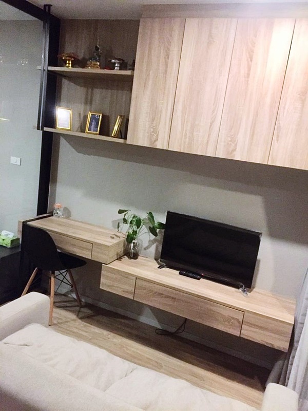 ให้เช่า บลอสซั่ม คอนโด สาทร-เจริญราษฎร์ 30 ตร.ม. 1 ห้องนอน เช่า 13,500 บ/ด