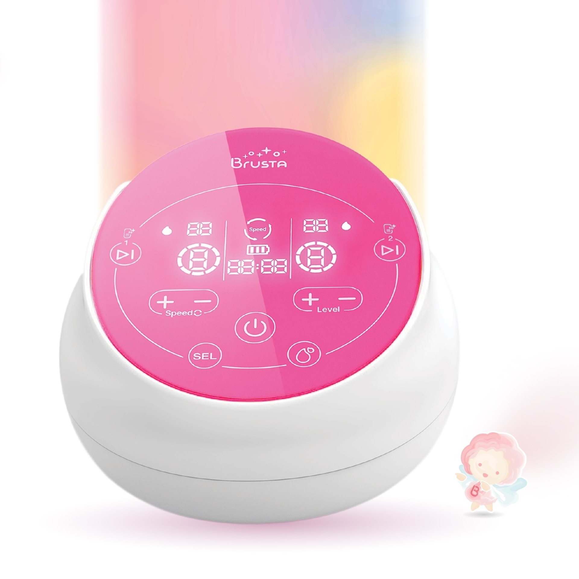 Brusta เครื่องปั๊มนมไฟฟ้า รุ่น Miracle X Prime อัจฉริยะ 2 มอเตอร์ พร้อมกรวยปั๊มนม