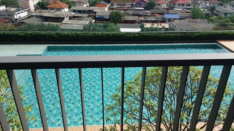 ให้เช่าคอนโด เดอะ ทรี ริโอ้ บางอ้อ พื้นที่ 31 ตร.ม. 1 ห้องนอน เช่า 9,000 บ/ด