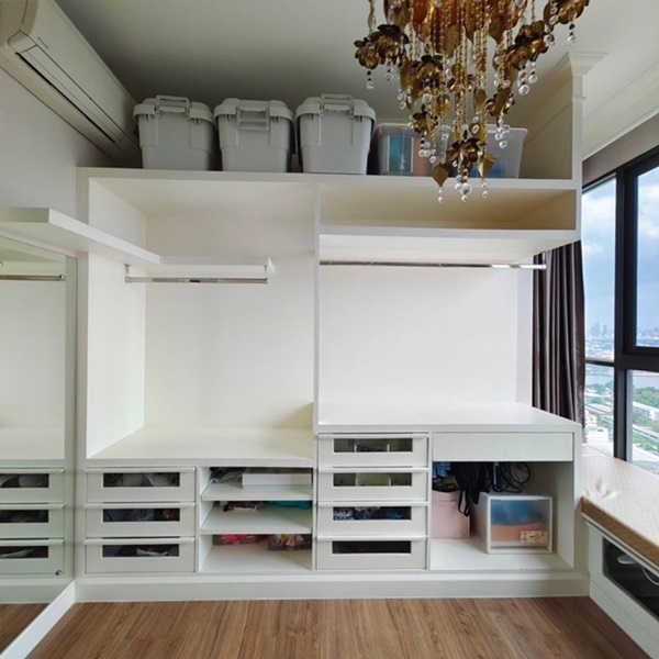 ให้เช่าคอนโด เดอะ ทรี ริโอ้ บางอ้อ พื้นที่ 61 ตร.ม. 2 ห้องนอน เช่า 26,000 บ/ด