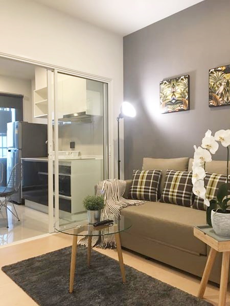 ให้เช่าคอนโด เดอะทรี สุขุมวิท 71-เอกมัย พื้นที่ 30.60 ตรม. 1 ห้องนอน เช่า 14,000 บาท/เดือน