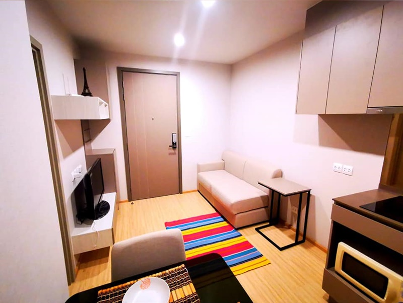 ให้เช่าคอนโด เดอะ ไพรเวชี่ ท่าพระ อินเตอร์เชนจ์ พื้นที่ 25.6 ตร.ม. 1 ห้องนอน เช่า 10,000 บ/ด