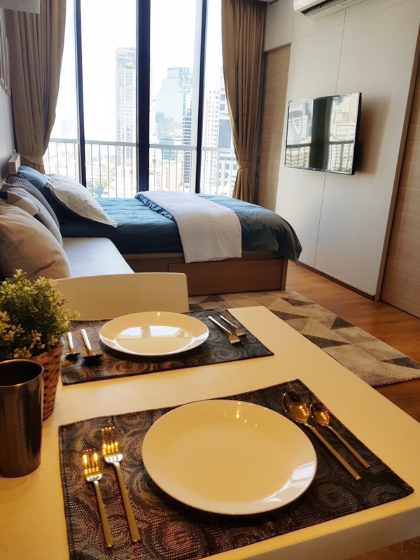 ให้เช่าคอนโด พาร์ค 24 พื้นที่ 29 ตร.ม. สตูดิโอ เช่า 20,000 บ/ด