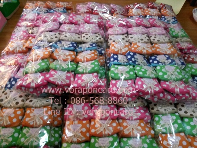 กระเป๋าซิบลายจุดใหญ่