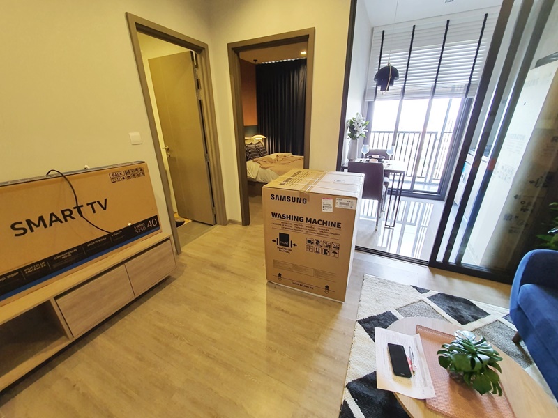 ให้เช่าคอนโด เดอะ ไลน์ วงศ์สว่าง พื้นที่ 32.07 ตร.ม. 1 ห้องนอน เช่า 12,000 บ/ด