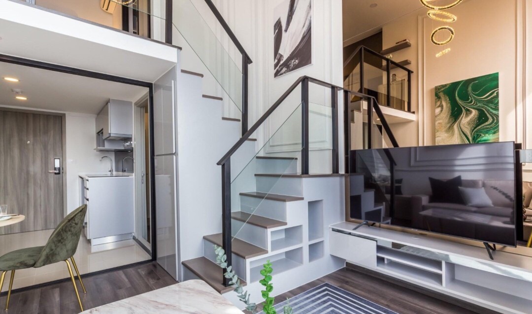 ให้เช่า ไนท์บริดจ์ สเปซ รัชโยธิน 38 ตร.ม Duplex 1 ห้องนอน ราคา 35,000 บาท/เดือน