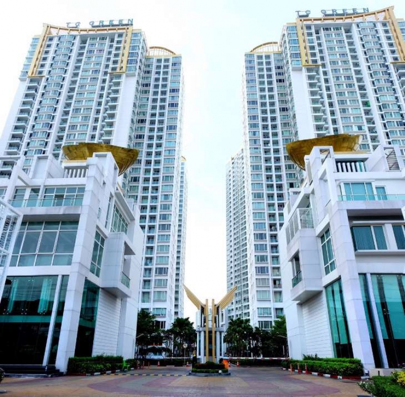 ให้เช่าคอนโด ทีซี กรีน พระราม 9 ตึก A พื้นที่ 30 ตร.ม. สตูดิโอ เช่า 12,500 บ/ด