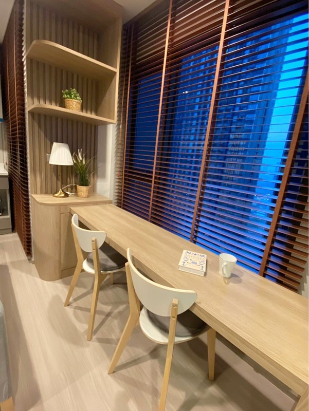 ให้เช่าคอนโด ไลฟ์ อโศก - พระราม 9 พื้นที่ 40 ตร.ม. 2 ห้องนอน เช่า 24,000 บ/ด