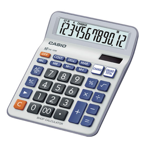 Casio เครื่องคิดเลข รุ่น DC-12M