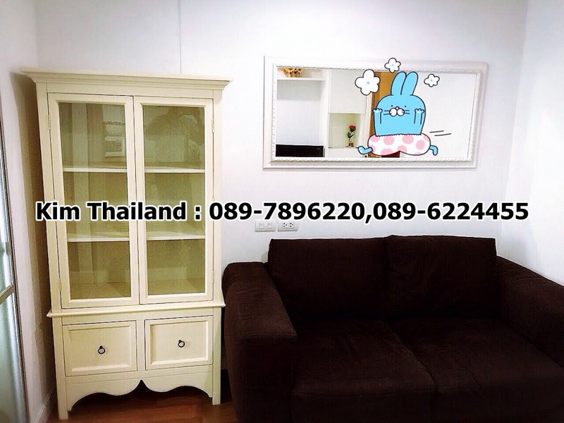 ให้เช่าคอนโด ลุมพินี เพลส รัชโยธิน พื้นที่ 28 ตร.ม. 1 ห้องนอน เช่า 11,000 บ/ด
