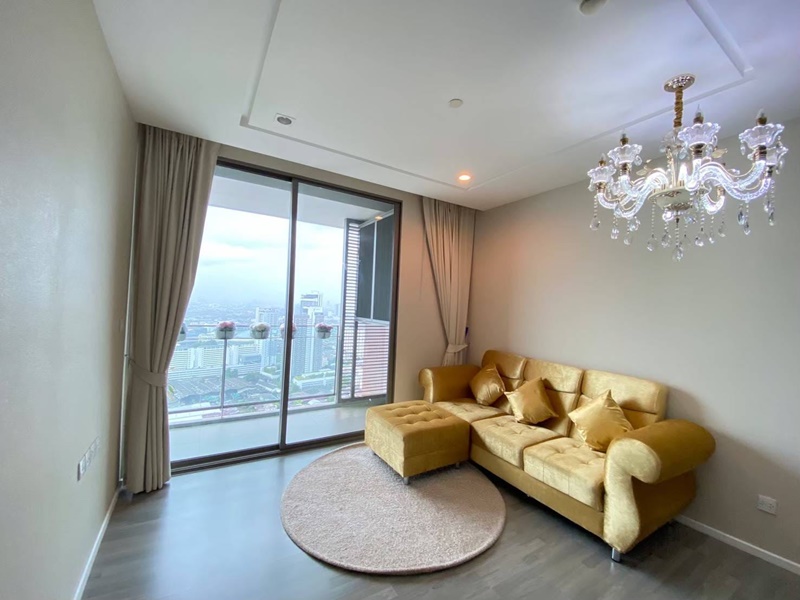 ให้เช่าคอนโด 333 ริเวอร์ไซด์ พื้นที่ 46 ตร.ม. 1 ห้องนอน ให้เช่า 23,000 บ/ด