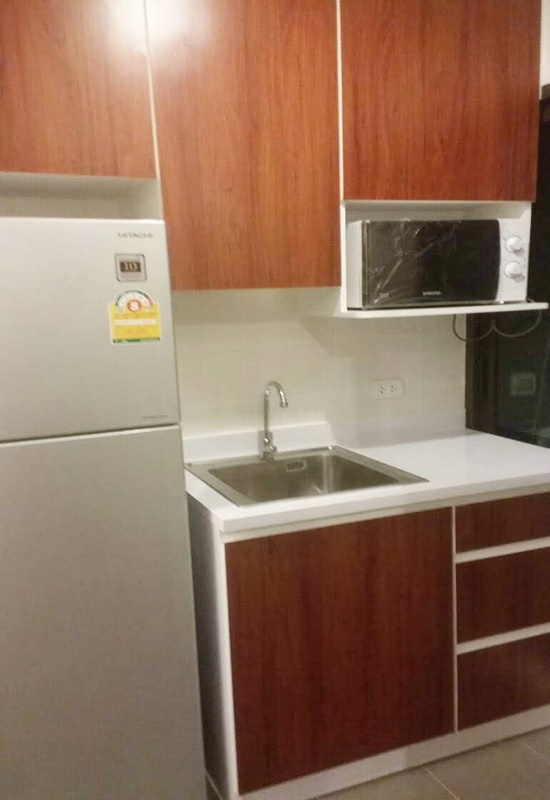 ให้เช่าคอนโด เดอะ ทรี ริโอ้ บางอ้อ พื้นที่ 31 ตร.ม. 1 ห้องนอน เช่า 9,000 บ/ด