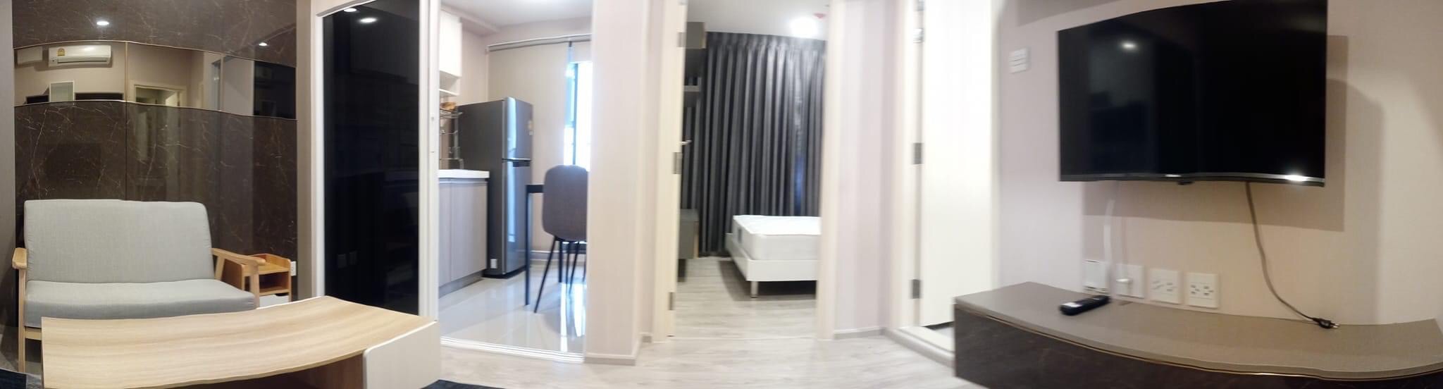 ให้เช่า เดอะ ทรี จรัญ 30 พื้นที่ 27 ตรม. 1 ห้องนอน ราคาเช่า 13,000 บาท/เดือน