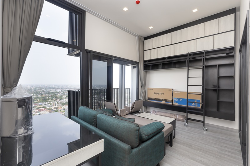 ให้เช่าคอนโด เดอะไลน์ สุขุมวิท 101 พื้นที่ 47.25 ตร.ม. 2 ห้องนอน เช่า 30,000 บ/ด