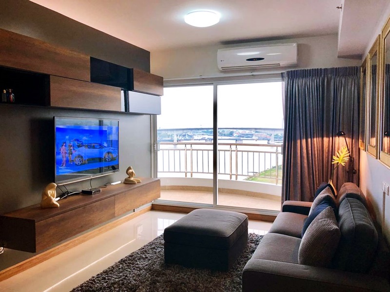 ให้เช่าคอนโด ศุภาลัย ริเวอร์ รีสอร์ท พื้นที่ 88 ตร.ม. 2 ห้องนอน เช่า 39,000 บ/ด