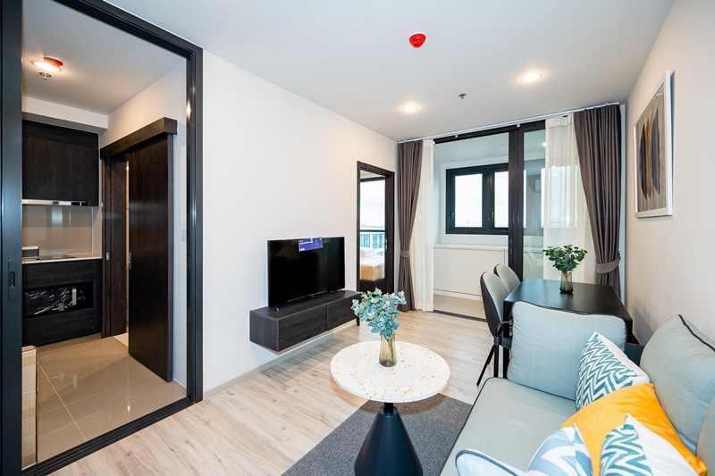 ให้เช่าคอนโด เอ็กซ์ที ห้วยขวาง พื้นที่ 34.97 ตร.ม. 1 ห้องนอน เช่า 19,000 บ/ด