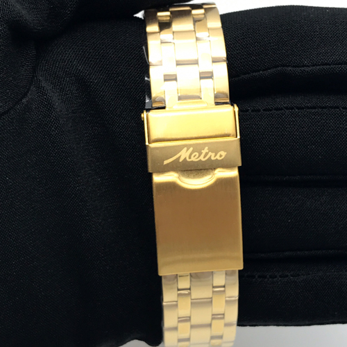 Metro นาฬิกาข้อมือผู้ชายเรือนทอง รุ่น 28359MW