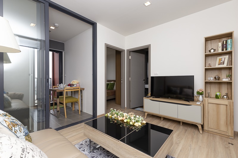 ให้เช่า เดอะ เบส การ์เดน พระราม 9 พื้นที่ 31.83 ตรม. 1 ห้องนอน เช่า 11,000 บ/ด