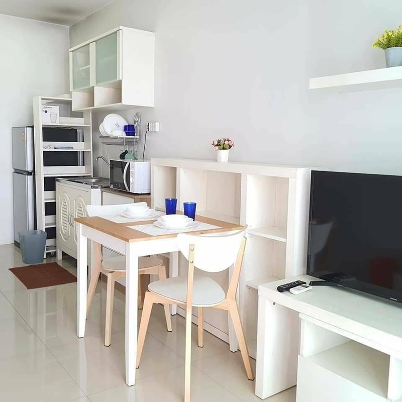 ให้เช่าคอนโด เอ สเปซ สุขุมวิท 77 พื้นที่ 35 ตร.ม. 1 ห้องนอน เช่า 8,000 บ/ด