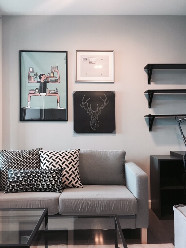 ให้เช่าคอนโด เอ สเปซ ไอดี อโศก-รัชดา พื้นที่ 34 ตร.ม. 1 ห้องนอน เช่า 16,500 บาท/เดือน