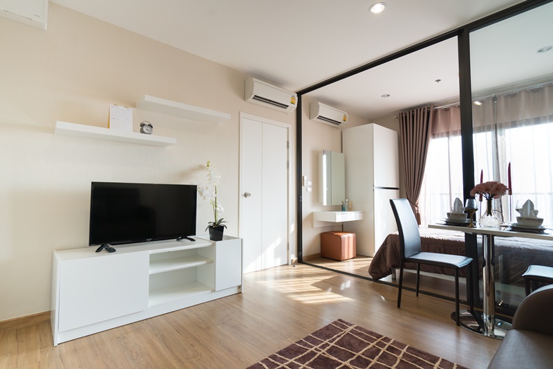 ให้เช่าคอนโด เดอะ ทรี ริโอ้ บางอ้อ พื้นที่ 30 ตร.ม. 1 ห้องนอน เช่า 11,000 บ/ด