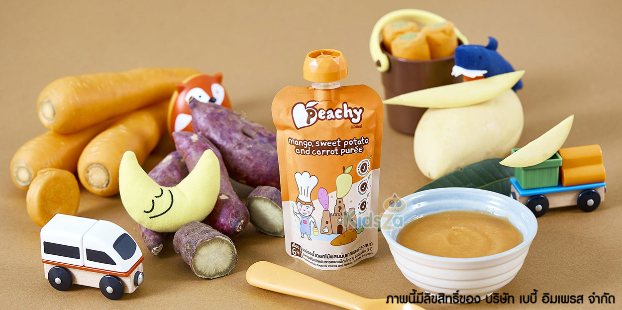 Peachy พีชชี่ อาหารบด เสริมสำหรับทารกและเด็ก [เหมาะสำหรับเด็กอายุ 6 เดือน - 3 ปี]