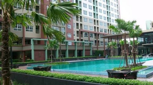 ให้เช่าคอนโด ลุมพินี เพลส รัชโยธิน ชั้น 17 พื้นที่ 28 ตรม. 1 ห้องนอน เช่า 12,000 บ/ด