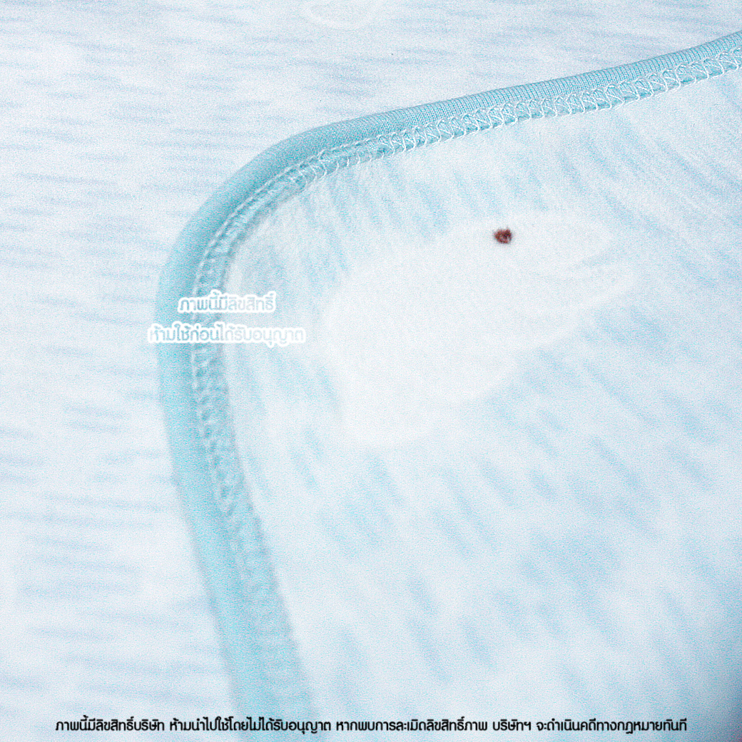 Pureen ผ้ารองซับฉี่ เนื้อกำมะหยี่ กันน้ำ 100% Bed Protector Sheet [70x100 ซม.]