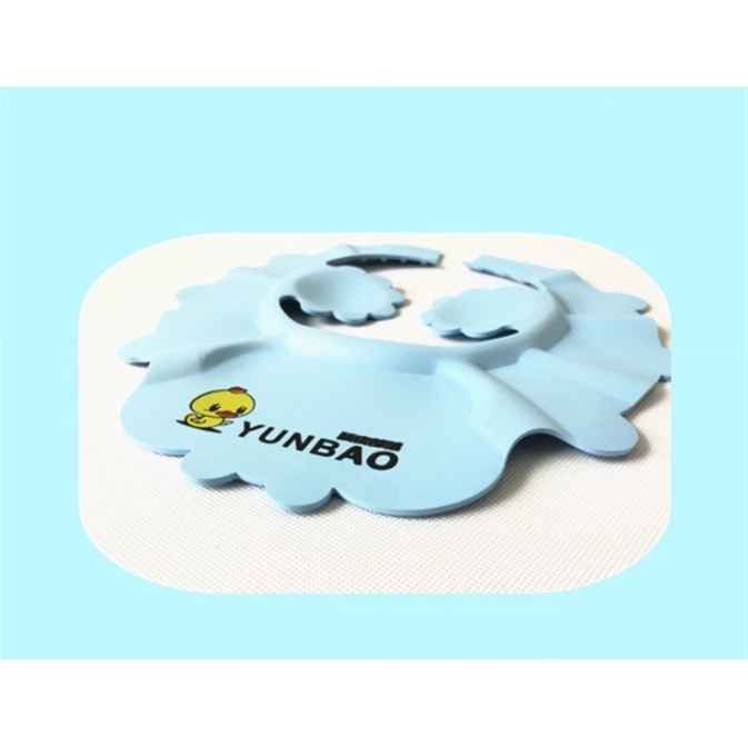 Haoh baby หมวกอาบน้ำ กันแชมพู แบบปรับขนาดได้ คละสี