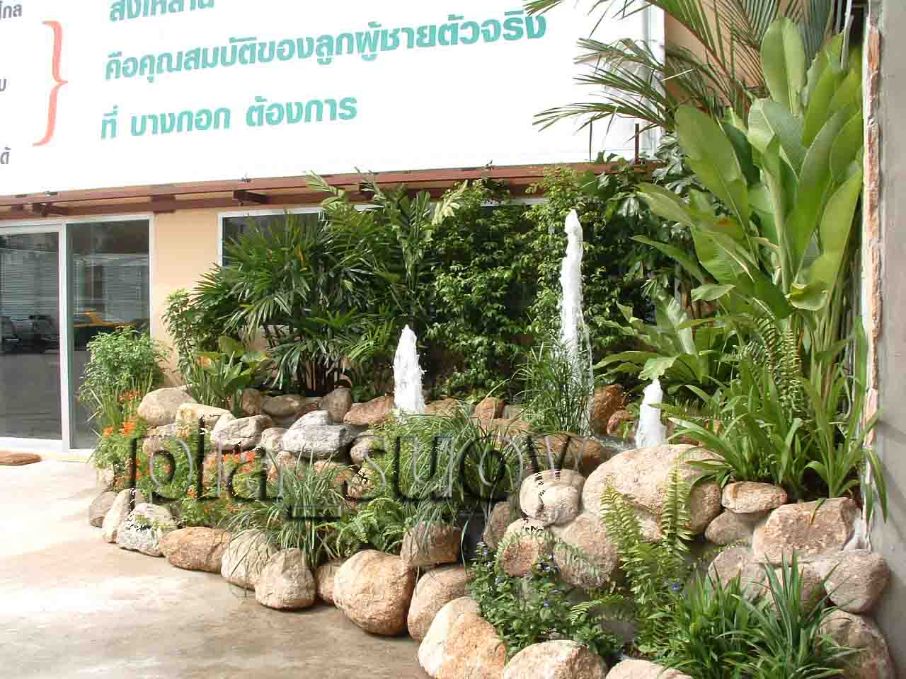 น้ำพุประดับสวน Hallo Bangkok