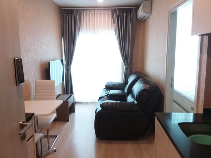 ให้เช่าคอนโด โนเบิล รีวอลฟ์ รัชดา พื้นที่ 26 ตร.ม. 1 ห้องนอน เช่า 14,500 บ/ด