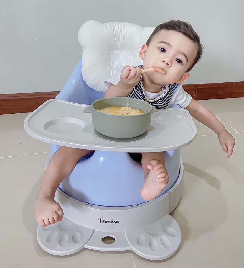 Three bear เก้าอี้หัดนั่งเด็ก เก้าอี้กินข้าวเด็ก เก้าอี้เสริมพัฒนาการเด็ก 6เดือน