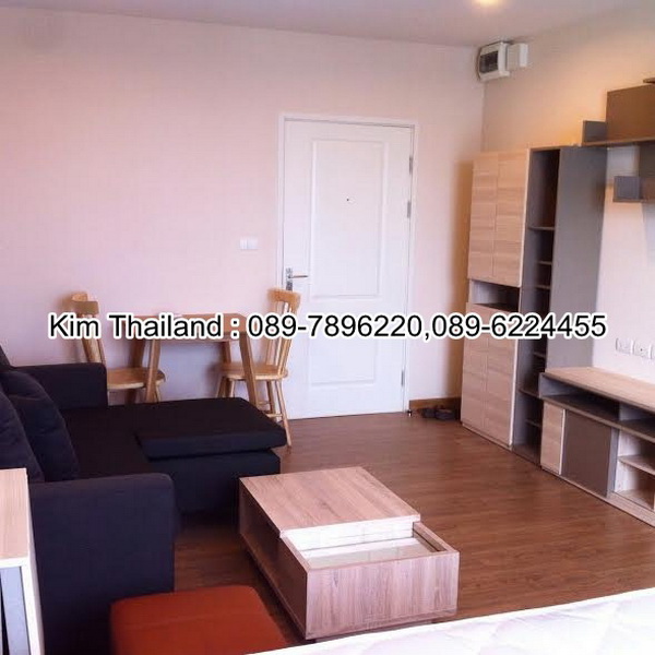 ให้เช่าคอนโด เดอะ ทรี บางโพ สเตชั่น พื้นที่ 30 ตรม. สตูดิโอ ให้เช่า 10,000 บ/ด ลดราคา 8,500 บาท