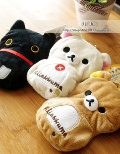 กระเป๋าใส่เหรียญ ด้านหลังใส่บัตรได้ ลาย Rilakkuma