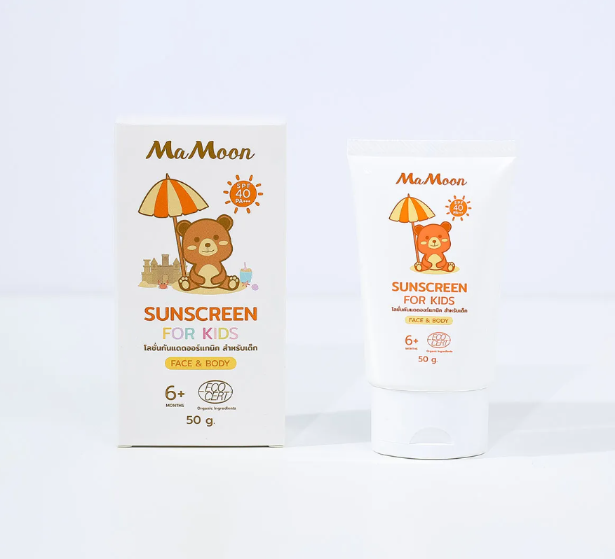 MAMOON โลชั่นมอยซ์เจอร์ไรเซอร์ กันแดดน้ำแร่ออแกนิก SPF40 PA+++