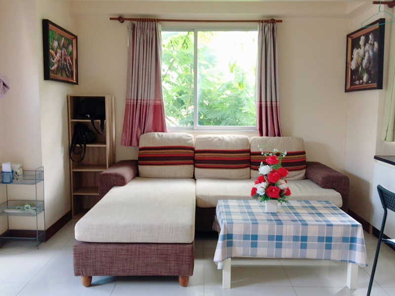 ให้เช่าคอนโด ลาซาล พาร์ค พื้นที่ 36 ตร.ม. 1 ห้องนอน เช่า 6,000 บ/ด