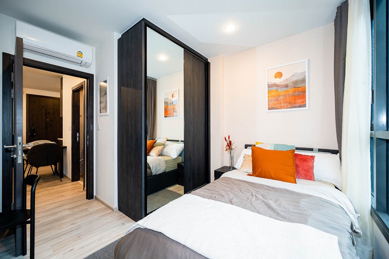 ให้เช่าคอนโด เอ็กซ์ที ห้วยขวาง พื้นที่ 50.3 ตร.ม. 1 ห้องนอน เช่า 33,000 บ/ด