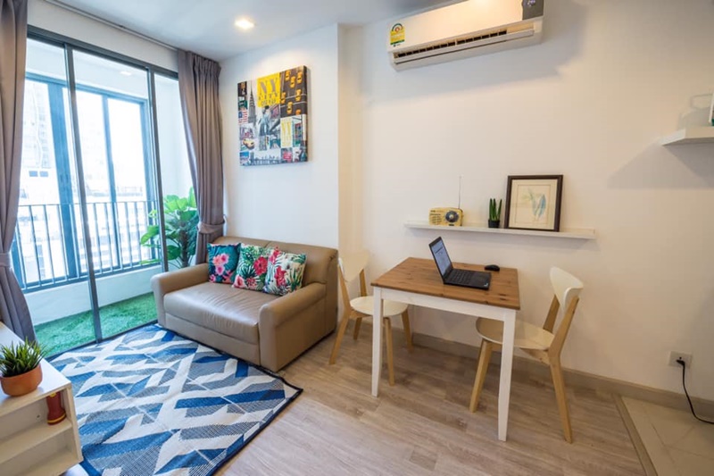 ให้เช่าคอนโด ไอดีโอ โมบิ สุขุมวิท 81 พื้นที่ 30 ตร.ม. 1 ห้องนอน ให้เช่า 15,000 บ/ด