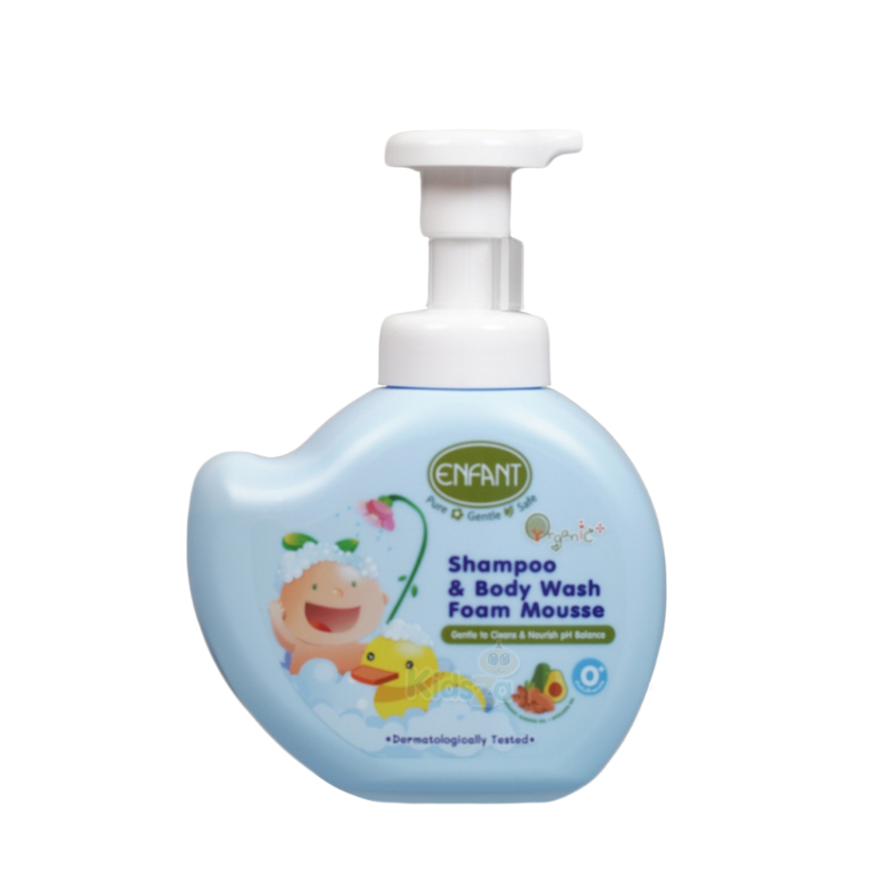 Enfant อองฟองต์ โฟม อาบน้ำสระผม มูสโฟม 400ml.