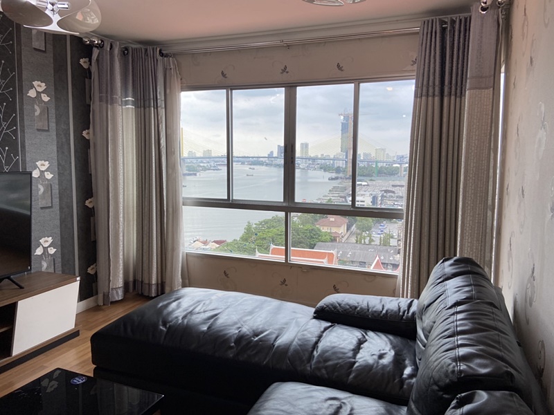 ให้เช่าคอนโด ลุมพินี พาร์ค ริเวอร์ไซด์-พระราม 3 พื้นที่ 64 ตร.ม. 2 ห้องนอน เช่า 22,000 บ/ด