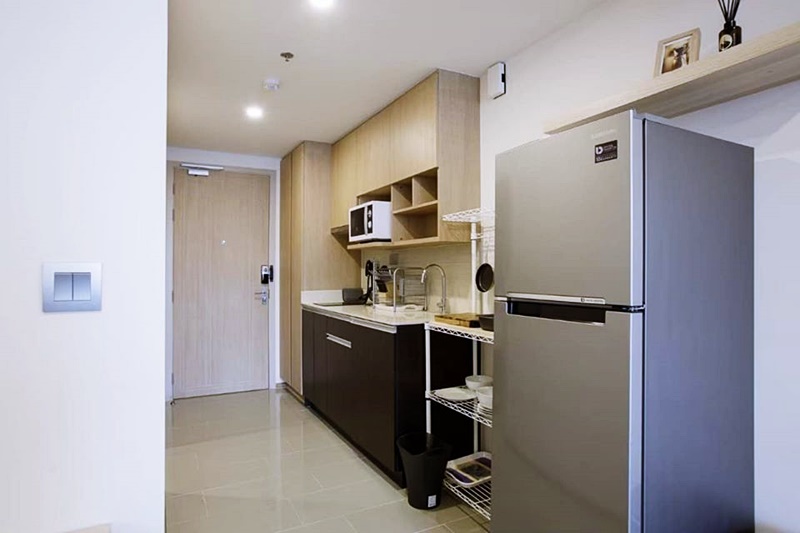 ให้เช่าคอนโด คิว ชิดลม-เพชรบุรี พื้นที่ 45 ตร.ม. 1 ห้องนอน เช่า 28,000 บ/ด