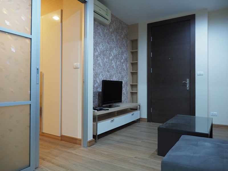 ให้เช่าคอนโด ริทึ่ม รัชดา พื้นที่ 46 ตร.ม. 1 ห้องนอน เช่า 16,500 บ/ด