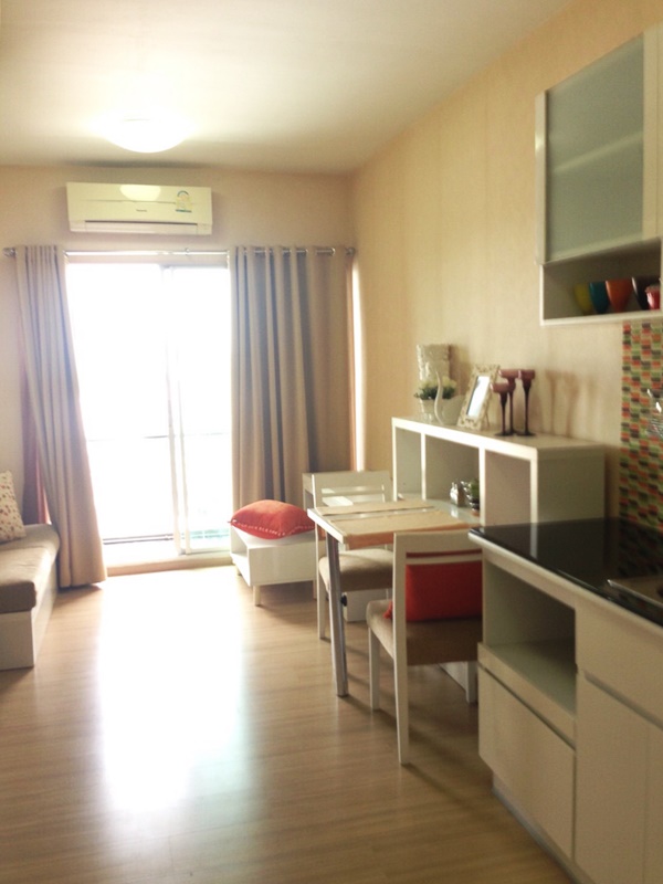 ให้เช่า เอ สเปซ เกษตร-นวมินทร์ พื้นที่ 35 ตร.ม. 1 ห้องนอน เช่า 7,500 บ/ด
