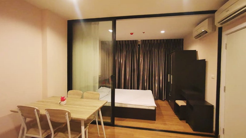 ให้เช่าคอนโด เดอะ ทรี อินเตอร์เชนจ์ พื้นที่ 36 ตร.ม. 1 ห้องนอน เช่า 12,000 บ/ด