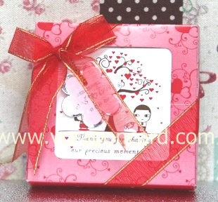 กล่องกระดาษโน๊ตป๊อปอัพลายต้นไม้คละสี